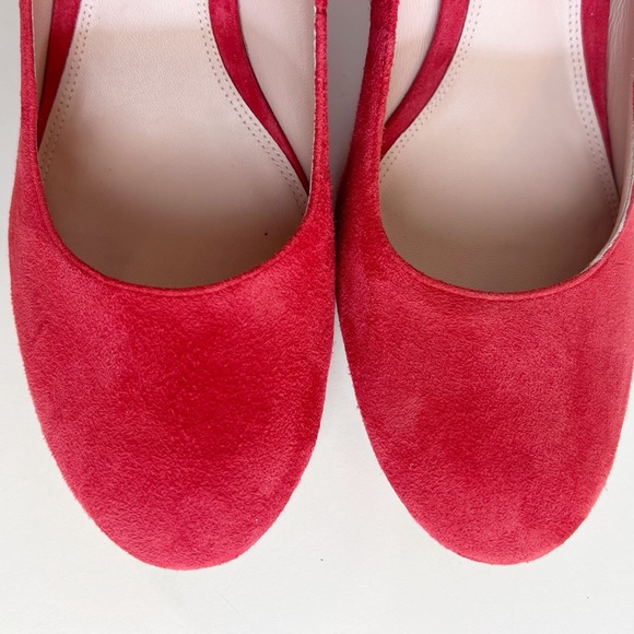 ✖️SOLD✖️•KATE SPADE• Engine Red Marlene Suede Mary Jane Pumps Size 11B - Picture 8 of 15